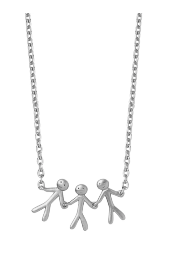 By Biehl together family 3 halskæde i sølv. 45cm