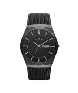 Quartz ur og vandbeskyttet til 3 ATM. Uret har mineral glas, sort urskive og en urkasse og mesh lænke i sort titanium. Derudover har uret dato anvisning og måler 40mm i diameter.